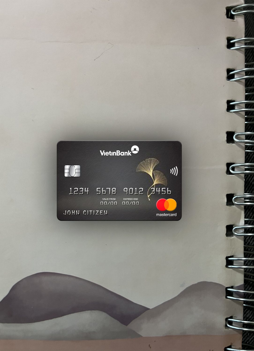 Download Vietnam Vietinbank mastercard photolook front Photoshop template